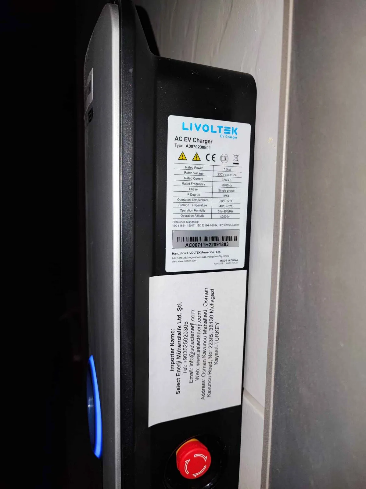 Opel Mokka Villa EV Charger Uygulamamız görsel 4